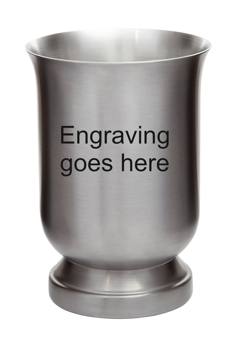 Wentworth Pewter - Mittelalterlicher Trinkbecher aus Zinn mit Gravur