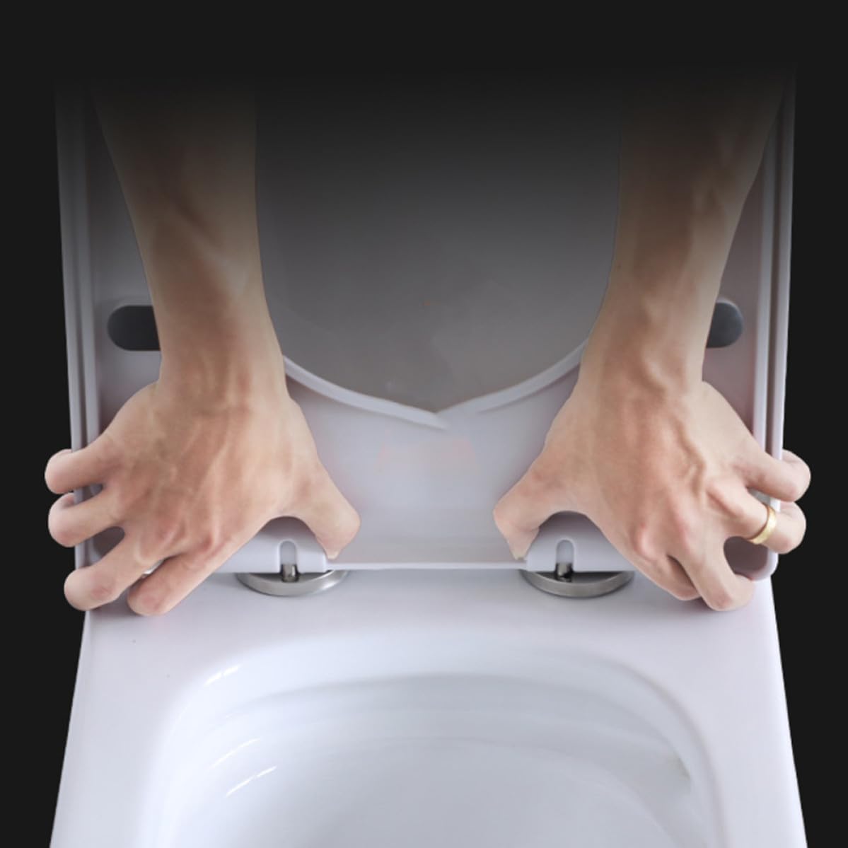 Toilet Seat for Potty Training Lightweight Pp Material Easy to Install Safe Design for Potty Training and Travel