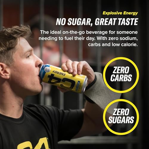 Image of C4 Performance Energy Drinks Millions Strawberry Flavor Zero Sugar Energy Drink, 500 ml Can (UK)