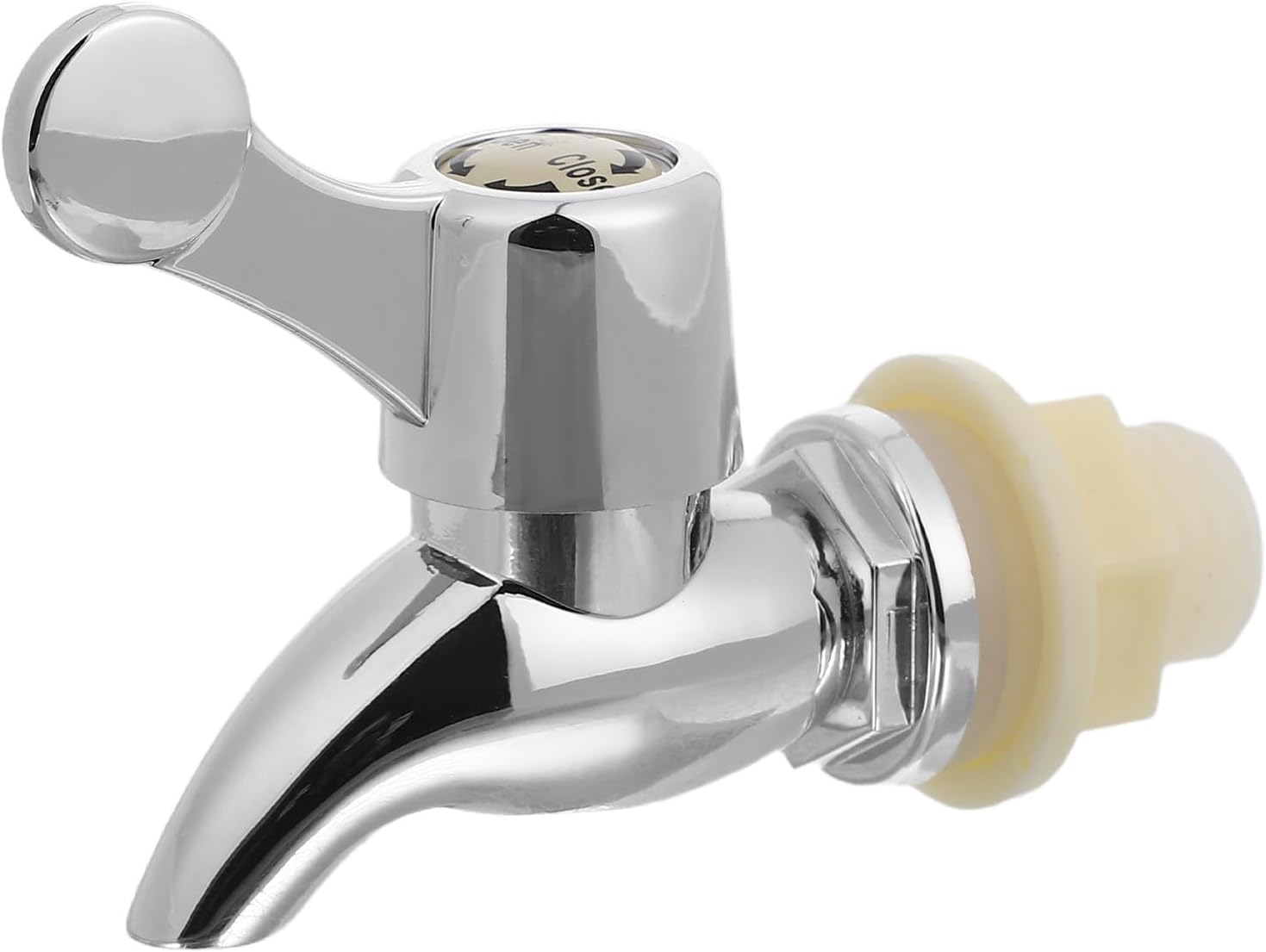 Drink Dispenser Spigot Plastic Faucet Replacement Push Type Beverage Tap Nozzle for 15-18Mm Tubing Sturdy Liquid Flow Control Suitable for Home Bars Parties