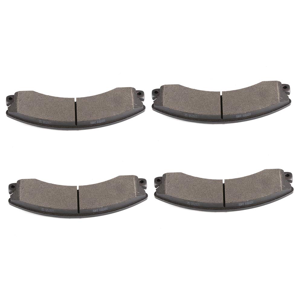 cciyu D1565 Ceramic Front Brake Pad Set Fit For Chevy Express 4500,Silverado 3500 HD,Suburban 3500 HD,For GMC Savana 4500,Sierra 3500 HD,For Nissan NV1500,NV3500,Titan,Titan XD