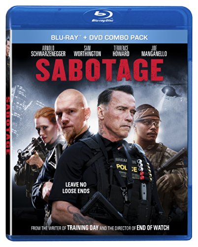 Sabotage (Blu-ray + DVD Combo) -  Rated PG-13, David Ayer, Arnold Schwarzenegger