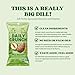 Daily Crunch Sprouted Almonds, 1.5 Ounce Mini, On-The-Go Bags, Sprouted and Dehydrated for a Unique Crunch, Keto Friendly, Non-GMO, Seed Oil & Salt Free (8 count, Dill Pickle)