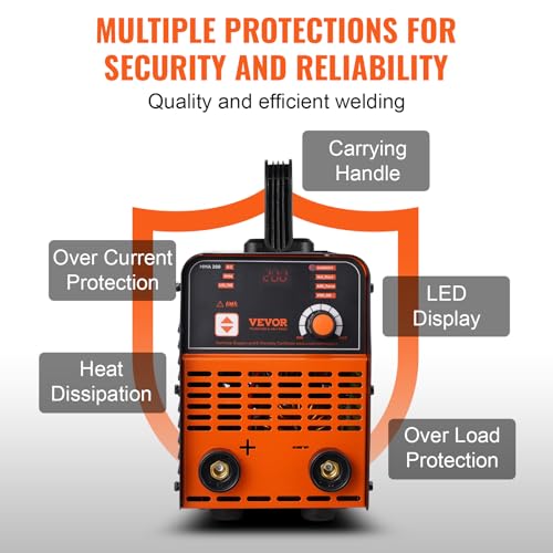 Image of VEVOR Stick Welder, 200Amp 2 in 1 ARC /Lift Tig Welder Machine 110 /220V with Hot Start Arc Force Anti-Stick