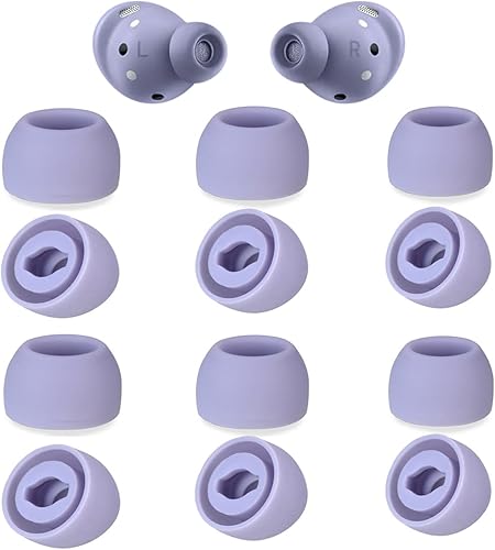 12 almohadillas de repuesto para los oídos Galaxy Buds Pro, 3 tamaños SML de silicona para auriculares, compatibles con Samsung Galaxy Buds Pro