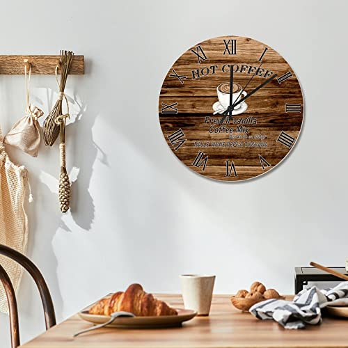 Horloge murale de cuisine silencieuse pour éliminer le bruit du tic-tac