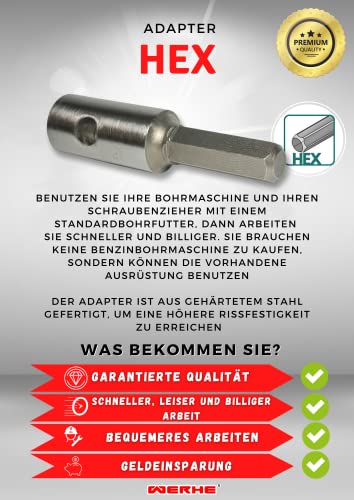 WERHE Foro professionale adatto per trapano