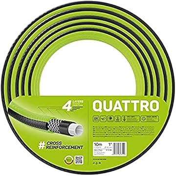Cellfast Tubo Acqua Giardino 4 Strati Filato Premium Resistente Ai Raggi UV di Alta qualità 1 Pollice 10 Metri Quattro