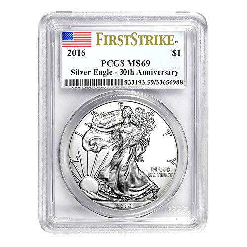 2016 American Silver Eagle First Strike $1 MS-69 PCGS