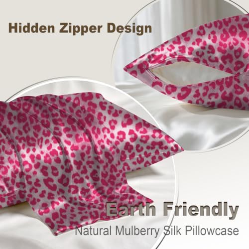 Image of LYSHIN Silk Pillow Cases King Size with Hidden Zipper, Champagne