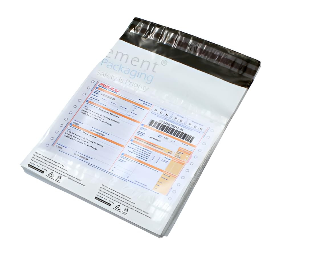 eepees 12x14 plastic packaging courier bags with pod cover (inch) |pack of 100 | 50 micron| white (B0DBPV84GT) Amazon Price History, Amazon Price Tracker