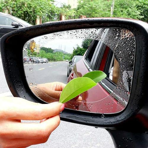 2Pcs 150 * 100mm car rearview mirror glass -fog coating rain ion film 2Pcs Waterproof ive Car Fog Coating Rainproof Rear View Mirror Film