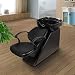 Esright Backwash Chair Salon Bowl Shampoo Equipment Sink Unit Double Drain Beauty Stylist Station (Basic)