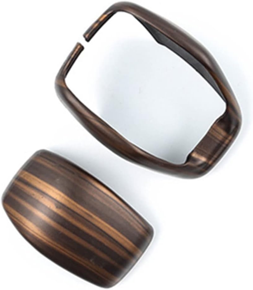 2019 2020 2021 2022 for RAV4 Console Center Gear Shift Knob Cover Trim Car Accessories 2PCS Wood Grain