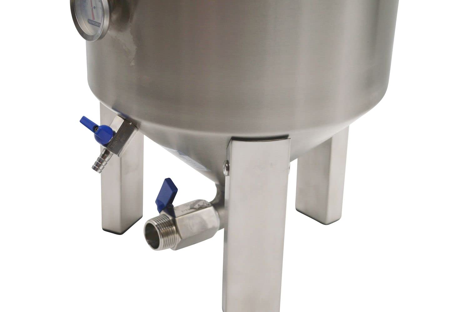 Recipiente de fermentación cónico de acero inoxidable, 30 litros