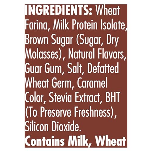 Image of Cream of Wheat Instant High Protein Hot Cereal, Maple Brown Sugar, 1.6 Ounce, 12 Packets