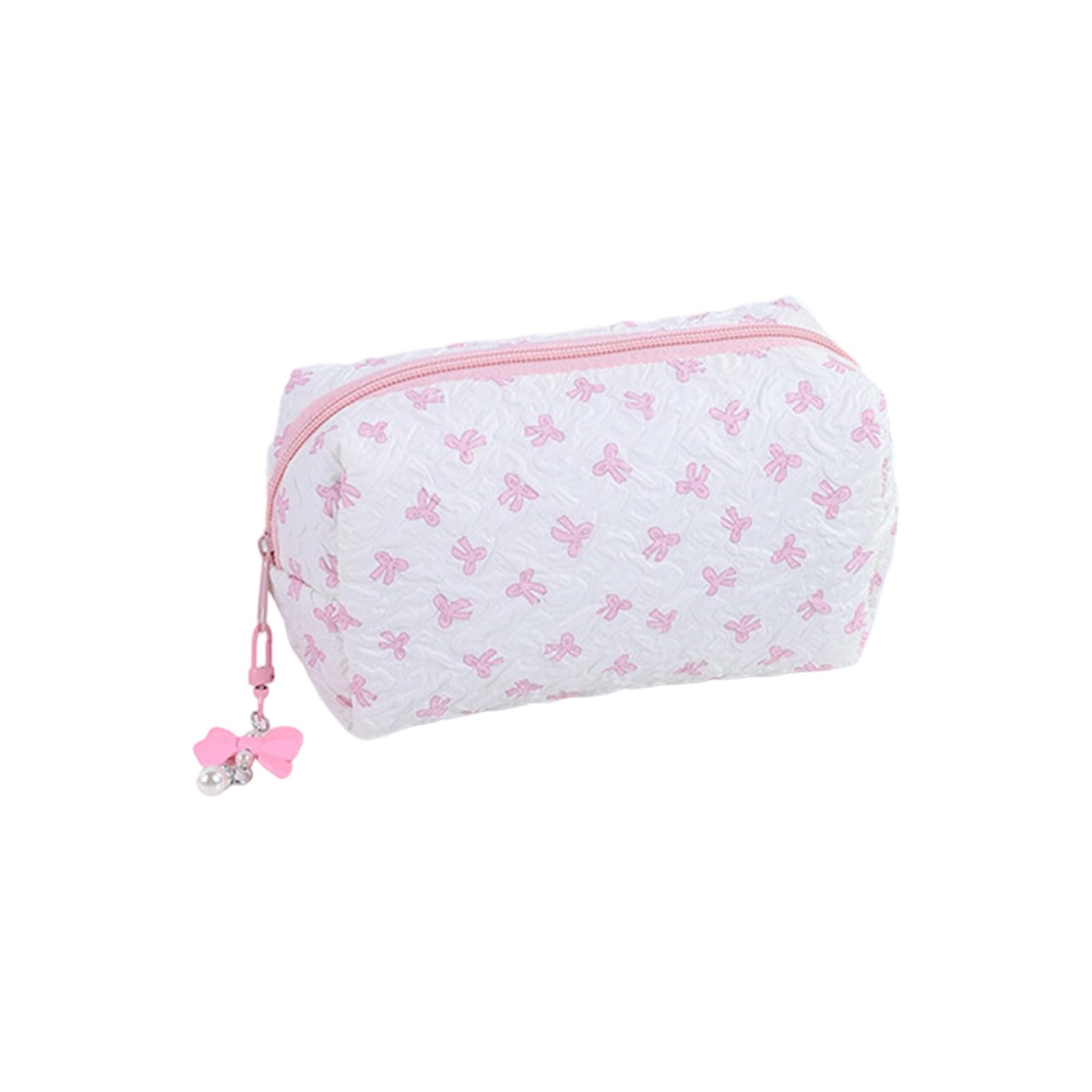 Tsophreniq Creased Bend Plan Cosmetic Bag Capacious Storage Bag for Makeup Toiletries Travel Rudiments Large Capacity Beauty Planner