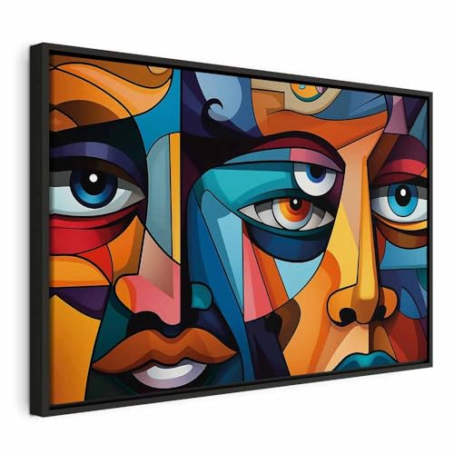 Dimensioni: Circa 60x40 cm, 1 pezzo. Stampa su tela strutturata (260 g/m²) con finitura ad effetto pittorico. Teso su un telaio in legno di 20 mm di spessore, inserito inoltre in una cornice elegante in legno esotico resistente di 34 mm di spessore