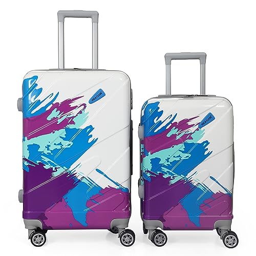Image of Polo Class 2Pc Set Trolley Bag (24 /28 inch)-Multicolor