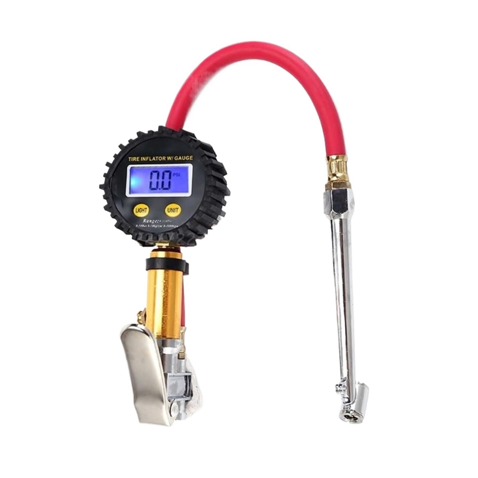 Poahncu One Color Pressure Regulator, 2Pcs Pressure Switch, Digital Car Tire Air Inflation Gauge, Lcd Display Led Backlight Tester Vehicles Monitoring,For Spray Gun