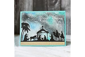 Nativity Die Cuts: Artistic Patterns for Scrapbooking and Crafting