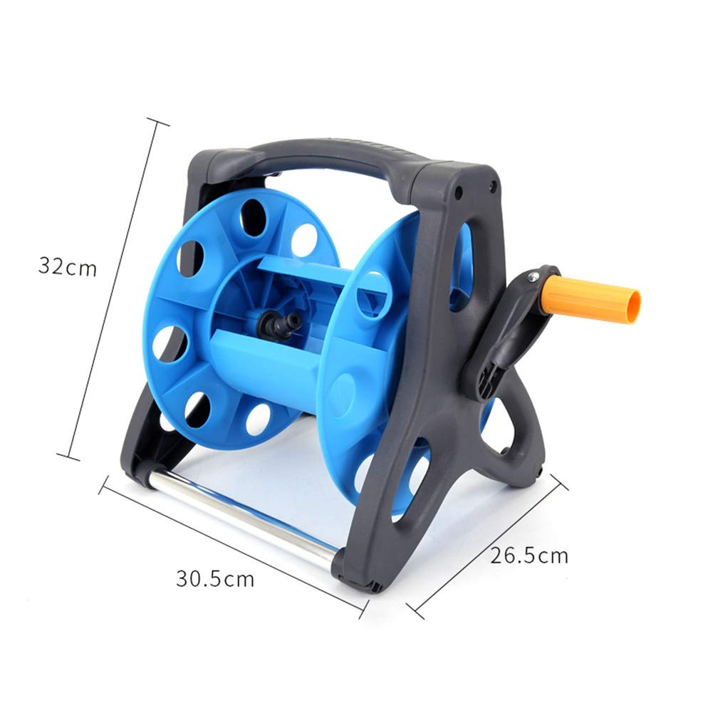 Supporto portatile per avvolgitubo da giardino per tubo dell'acqua per tubo da 1 2 pollici Staffa di supporto per carrello da 20 m per soluzioni di irrigazione e irrigazione efficienti