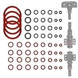 Größe von O Ringe für Philips - Roter extra großer Dichtring: Außendurchmesser 40,2 mm, Innendurchmesser 32,5 mm; Roter großer Dichtring: Außendurchmesser 11,7 mm, Innendurchmesser 9 mm; Roter mittlerer Dichtring: Außendurchmesser 9,6 mm, Innendurchmesser 6,8 mm; Roter kleiner Dichtring: Außendurchmesser 6,7 mm, Innendurchmesser 2,9 mm.Schwarzer großer Dichtring: Außendurchmesser 14 mm, Innendurchmesser 9,7 mm; Schwarzer mittlerer Dichtring: Außendurchmesser 10 mm, Innendurchmesser 6,8 mm;Schwarzer kleiner Dichtring: Außendurchmesser 6,8 mm, Innendurchmesser 3,3 mm.