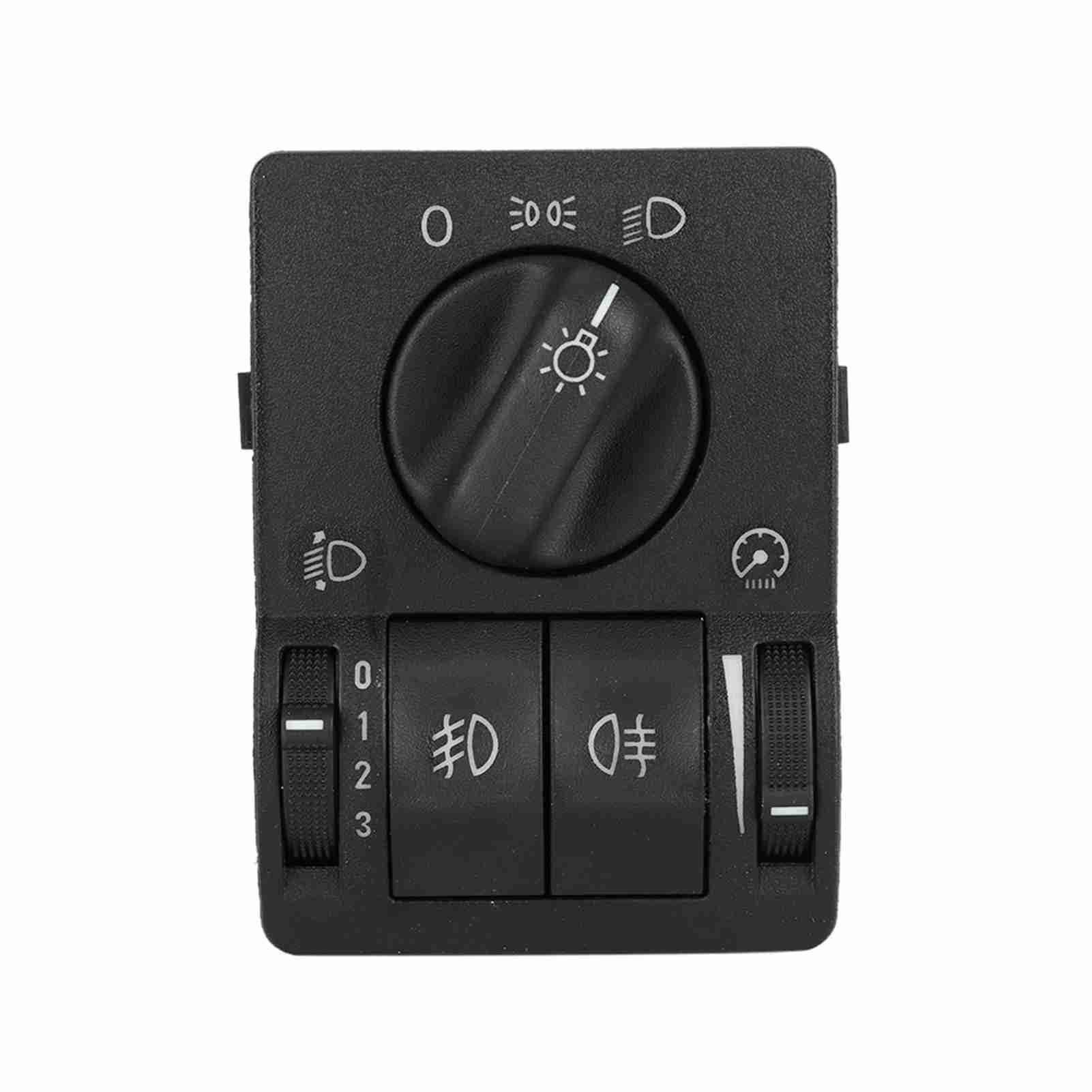 Interruptor principal, interruptor de luz principal, interruptor de luz principal de faro antiniebla para Vectra B 1995-2003 Zafira 1999-2005 G 1999-2008 negro