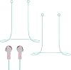 Loop Earplugs Safety Cord,2PCS Green Silicone Cord for Quiet Earplugs,Safety Connector Cords for Travel Sports Daily Use to Prevent Earplug from Falling Out