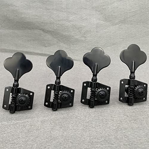 FLFL Chevilles Cordes Guitare 4R Bass Open Engine Tuners Têtes De Machine À Régler des Piquets Noir pour La Basse… - Les Beatles, Paul McCartney, John Lennon, RIngo Starr, George Harrison FLFL Chevilles Cordes Guitare 4R Bass Open Engine Tuners Têtes De Machine À Régler des Piquets Noir pour La Basse… – Image 5