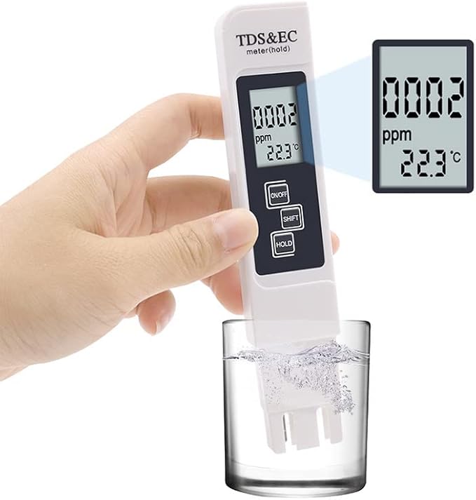 Tester Di Qualità Dell'Acqua Digitale TDS E PH - Misura Solidi Disciolti E Acidità Con Compensazione Temperatura - Foto 7