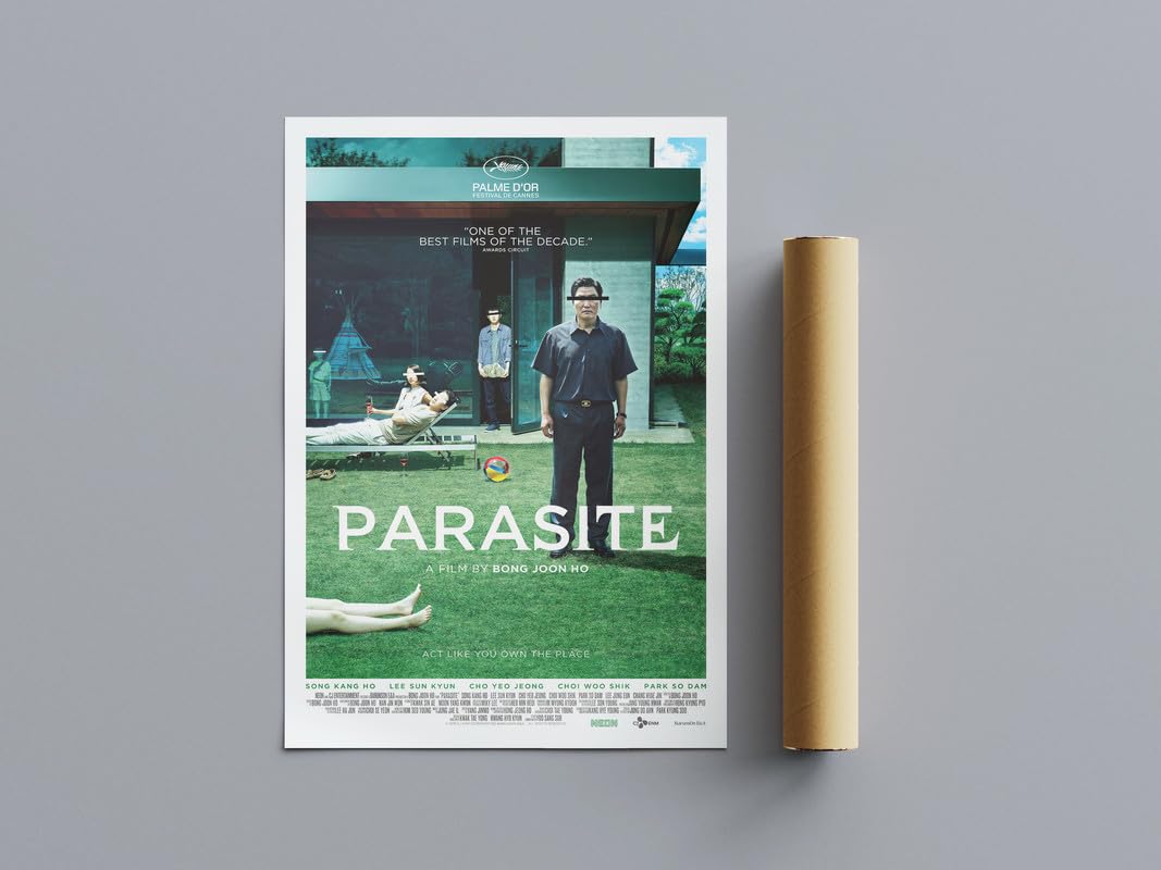 Pixie Posters Multi Colour All Time Great Movie Posters Parasite Wall Art (A4 Size 21Cmx29.7cm)