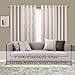 Mrs.Naturall Neutral Curtains 84 Inch Length 2 Panels Set for Living Room,Blackout Mushroom Light Taupe Black Out Curtains for Bedroom Window 84 Inches Long