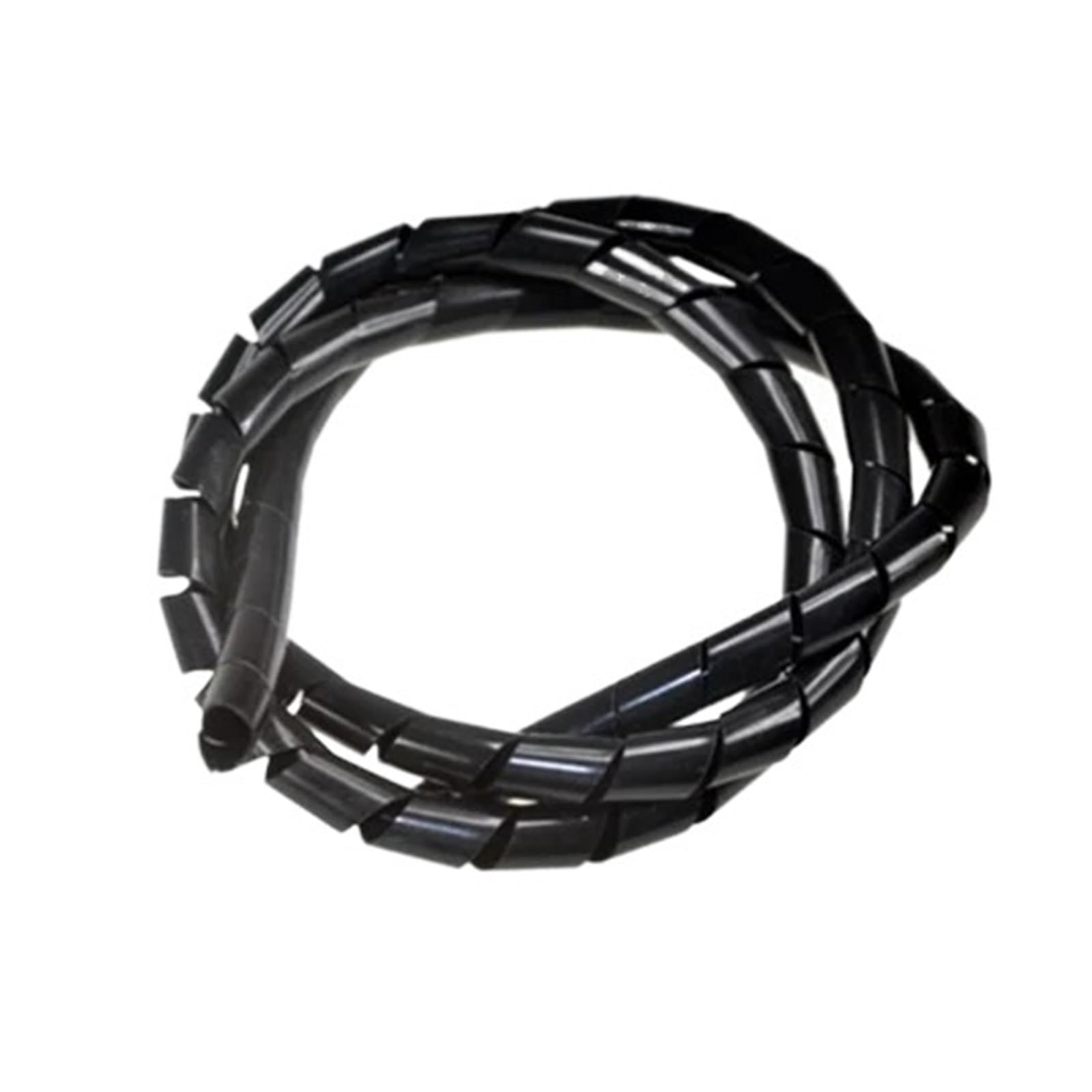 Gaine de protection hélicoïdale, Bandes de protection en spirale for câble, 1 pièce, manchons, boîtier d'enroulement, couvercle tube(8mm-Black 3meters)