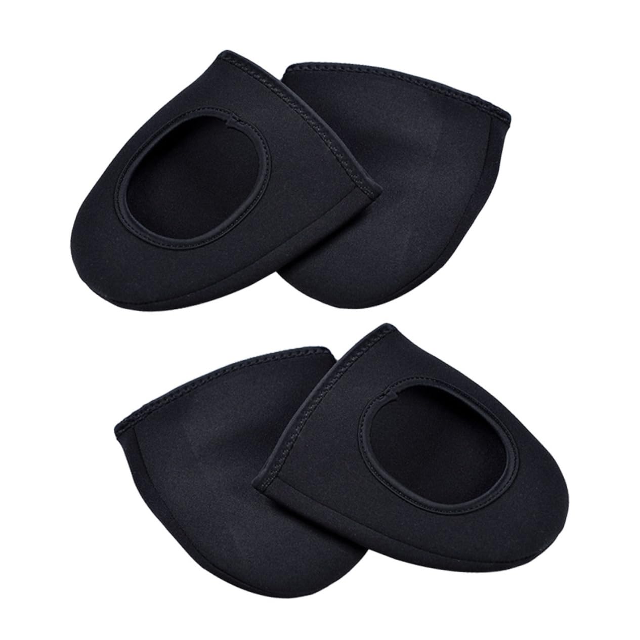 KICHOUSE Djustable Warm Cycling Shoe Covers 2 Pack Anti-Slip Water Resistant Windproof Nylon Overshoes for Cycling Safety