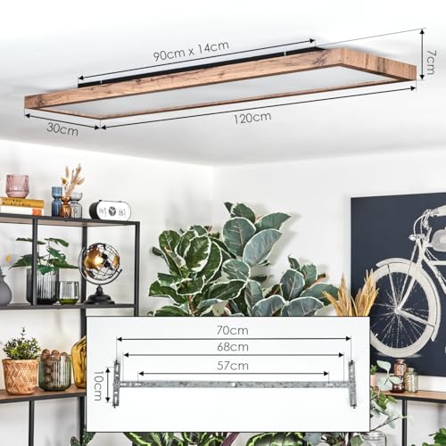 Plafonnier LED Salmi dimmable avec télécommande pour ajuster l'éclairage CCT - 5