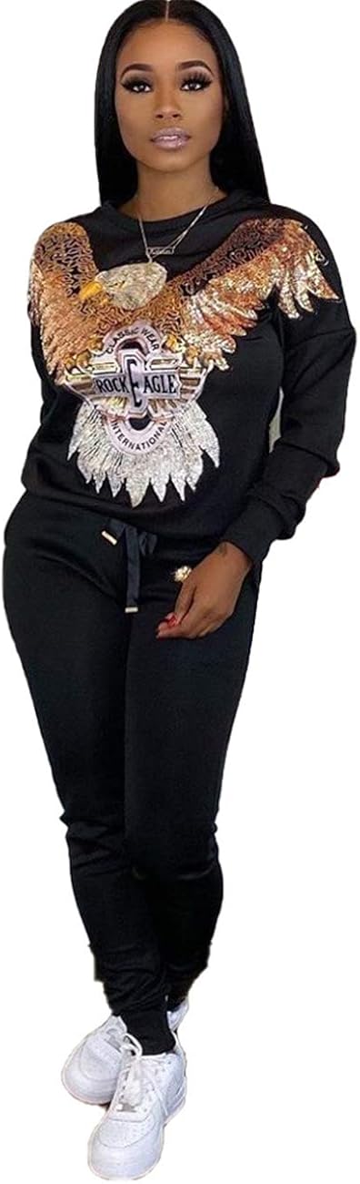 Sequin peacock sweatsuit Clearance