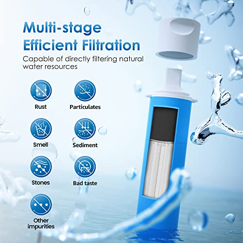 Waterdrop Personal Water Filter Straw for Hiking Camping, Travel, Backpacking Outdoor Sports and Emergency Preparedness - Image 4