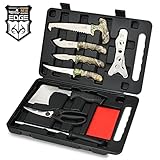 Field Dressing Kit Hunting Knife Set, 11-Piece Portable Hunting Accessories for Men, Hunting Stuff,...