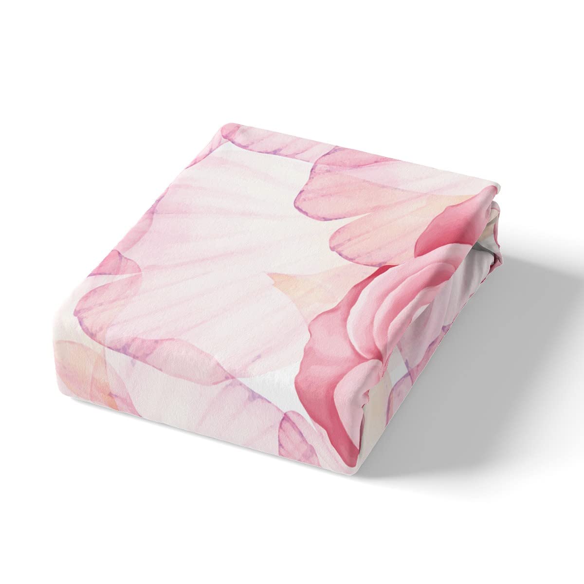 Set Lenzuola Matrimoniali Bambina - Motivo Floreale Rosa E Bianco Con Fiori Di Ciliegio - Foto 9