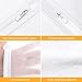 FU GLOBAL Easy Organize Travel Cloth Bag, Set of 5 Units Clear Zipped Suit Bags Zipper Garment Clothes Covers - 40 Inches Long