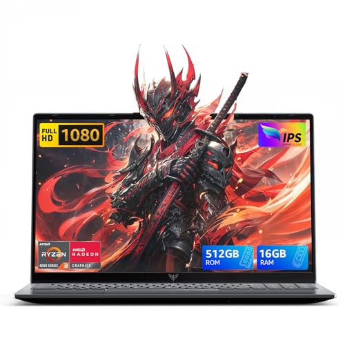 MALLRACE 2026 Laptop, 15.6 Inch FHD IPS Display, Ryzen 4300U(Beat Intel Processor N150,up to...