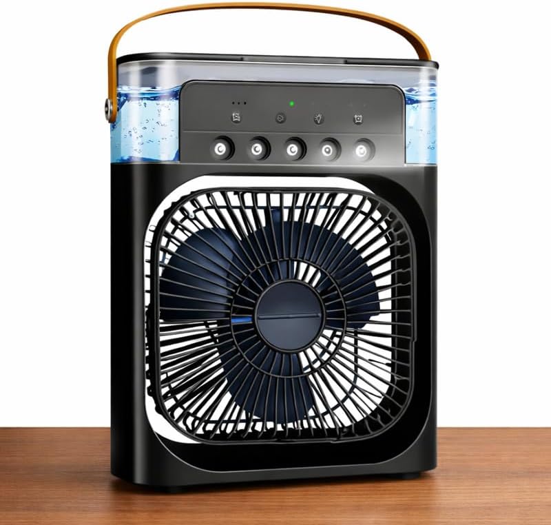 Small Cular Lambent 𝟏𝟓-𝐘𝐞𝐚𝐫 𝐋𝐨𝐧𝐠-𝐋𝐢𝐟𝐞 𝐖𝐚𝐫𝐫𝐚𝐧𝐭𝐲 Small Portable Air Cooler, 5 Spray ...