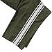 Men's Fashion Sweatpants Spring Loose Fit Athletic Pants with Side Stripes Comfortable for Casual and Sports Wear（Army Green，Large）