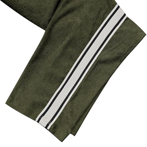 Mens Loose Sweatpants Side Stripe Wide Leg Joggers Drawstring Waist Casual Track Pants Baggy Trousers with Pockets3