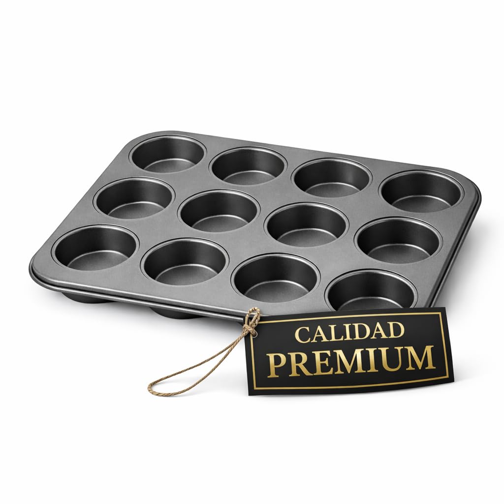 Muffin Pan in Oven Muffin Baking Trays 12 Cavity Non-Stick Pastry Molds Carbon Steel Airfryer Muffin Pan Muffin Pan