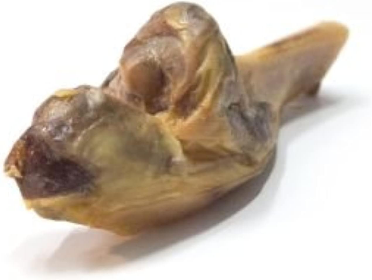 Alpha Spirit Vacuum Leg Ham Bone Pet Dog Treats, Light Brown