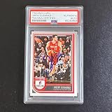 2022-23 Panini NBA Hoops #212 Drew Eubanks signed card PSA Autographed Trail Bla - Basketball Slabbed Autographed Cards