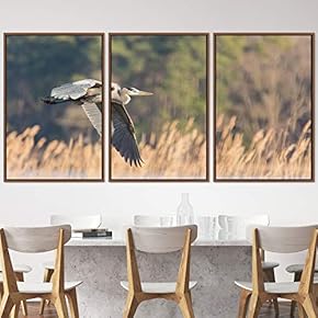 signwin 3 Piece Framed Canvas Wall Art Beach...