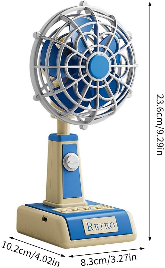Small Desk Fan With Quiet Operation Rechargeable Air Circulator Fan for Home